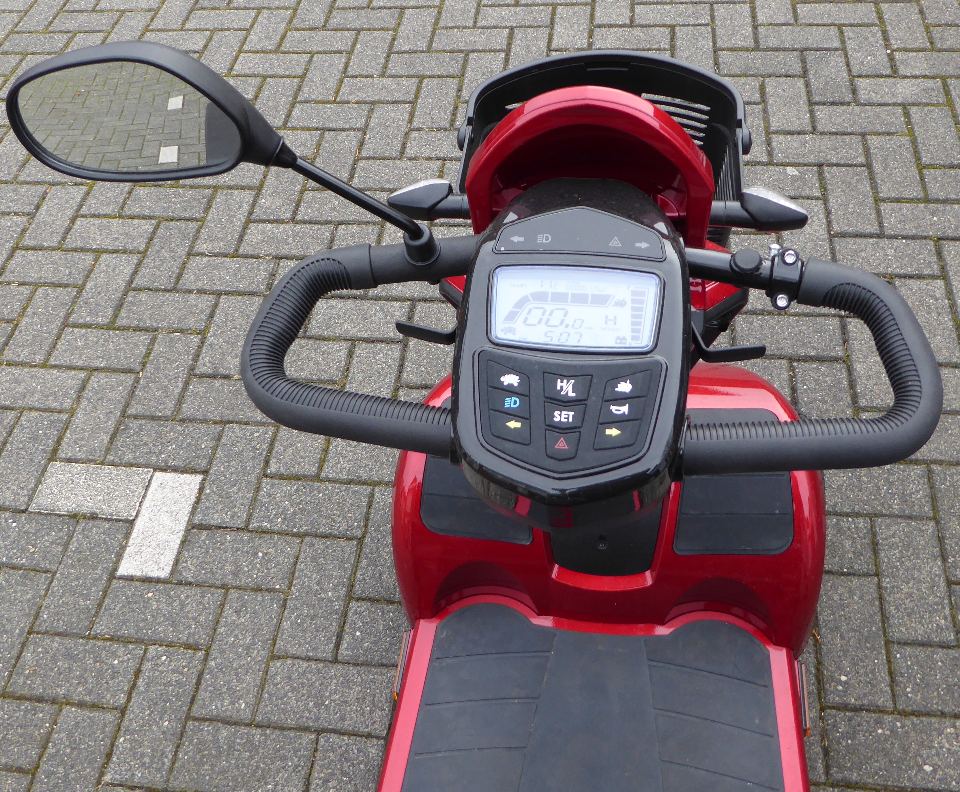 Ah 75 Homann Lebensfreude | MOBILIS 15 4-Rad-E-Scooter M74 VERPACKT Rot by km/h