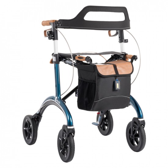 SALJOL Carbon-Rollator 62 cm Midnight Blue Vollausstattung