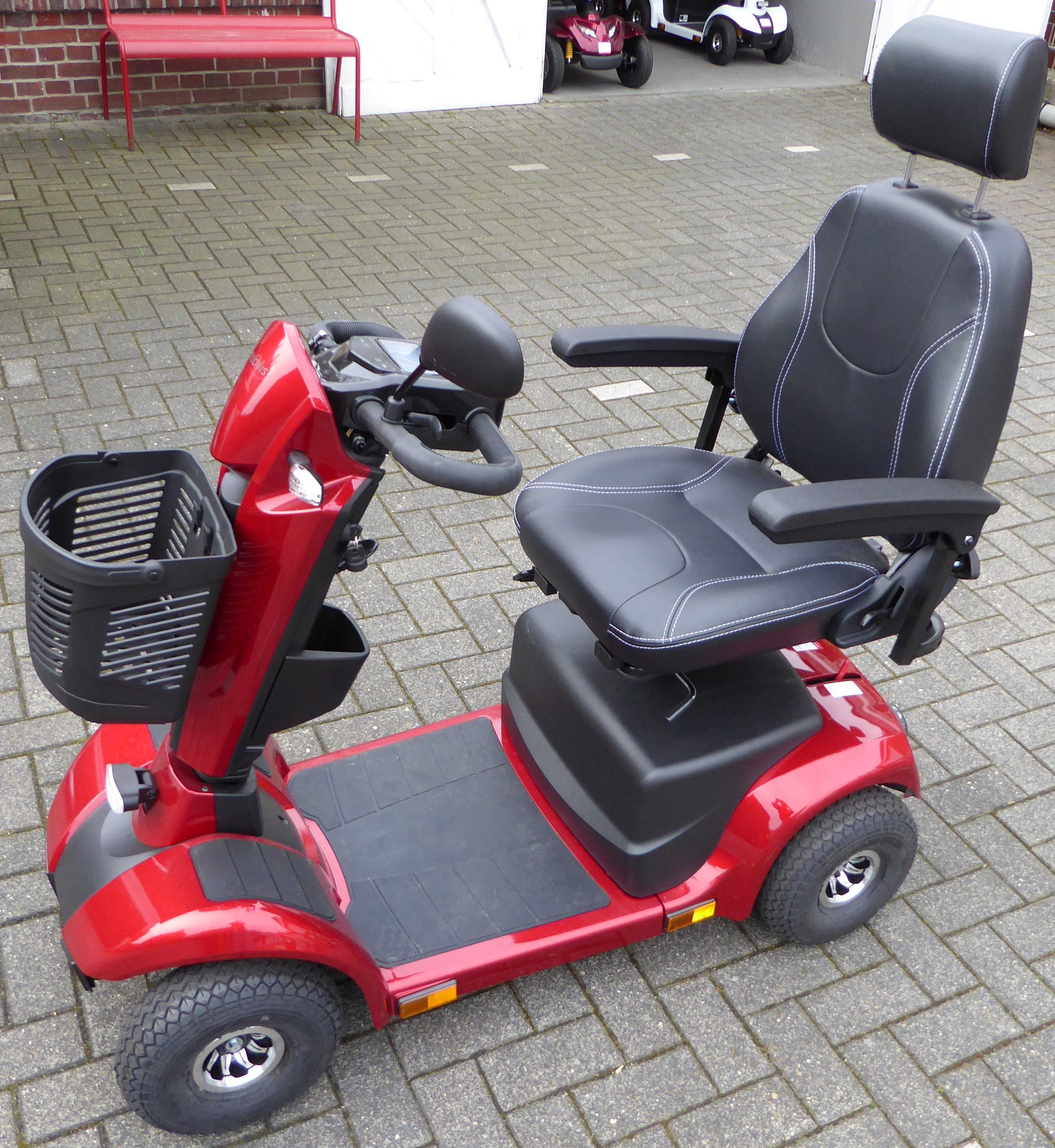 MOBILIS 4-Rad-E-Scooter 75 Ah 15 km/h M74 Rot | Lebensfreude by Homann