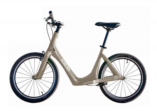 sollso elan Laufrad für Erwachsene Taupe Carbon