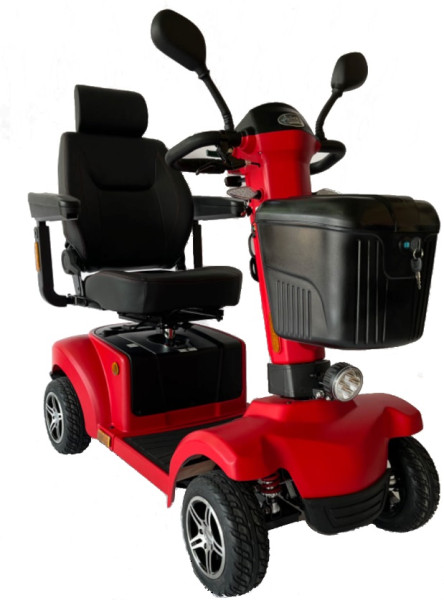 aktiv Deutschland Elektro-Scooter MASSEY 10 km/h Matt Rot