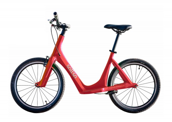 sollso elan Laufrad für Erwachsene Koralle Carbon