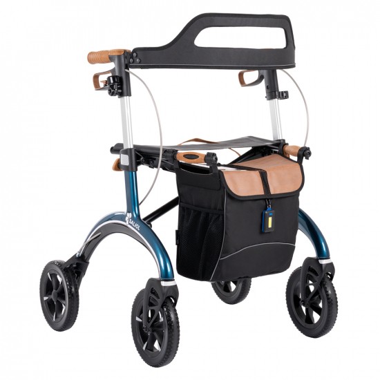 SALJOL Carbon-Rollator 54 cm Midnight Blue Vollausstattung