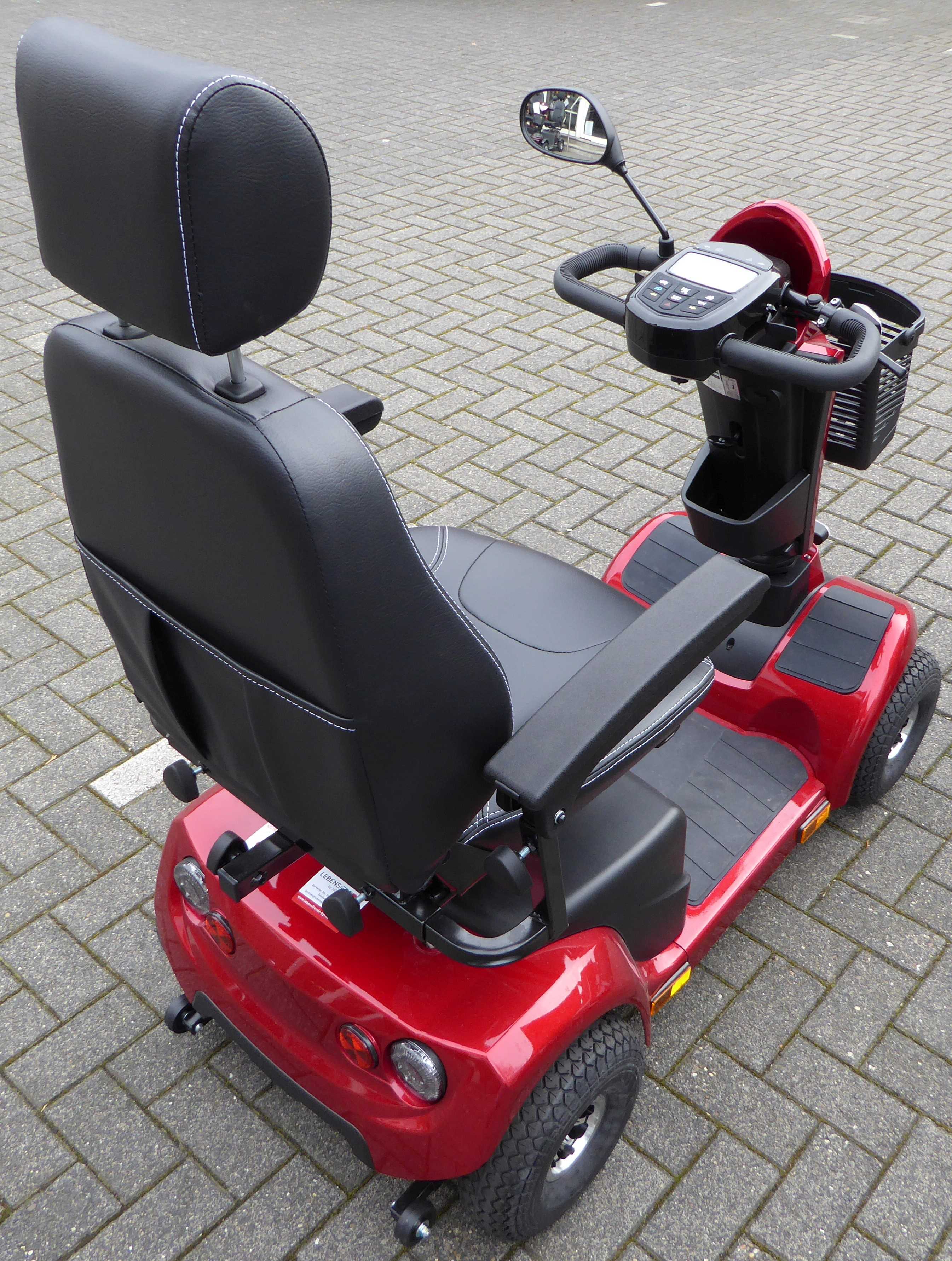 by M74 km/h 4-Rad-E-Scooter Lebensfreude MOBILIS | Rot Ah 15 75 Homann