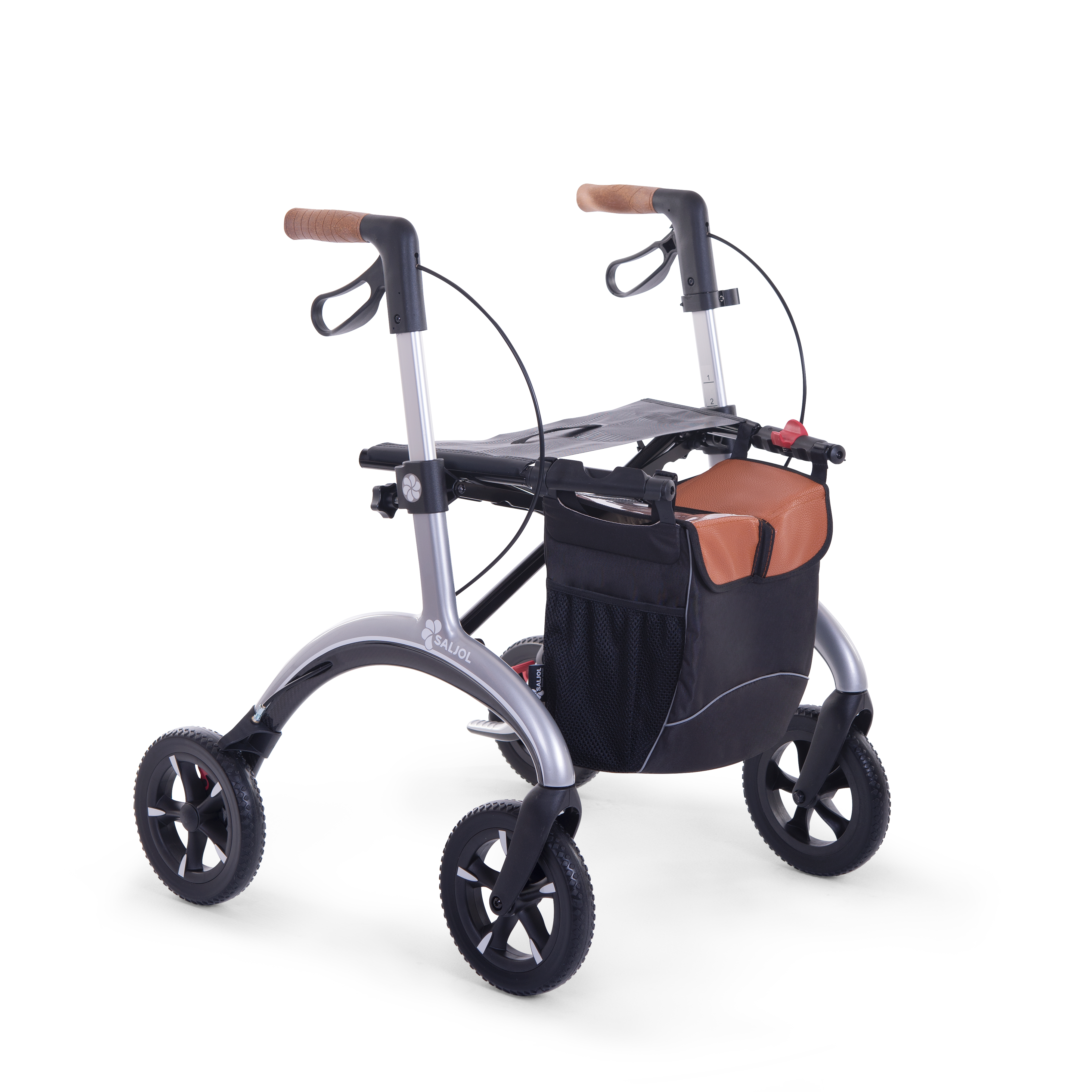 SALJOL Carbon-Rollator 54 cm Star Silver