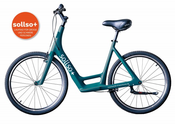 sollso Plus Carbon-Laufrad für Erwachsene Petrol