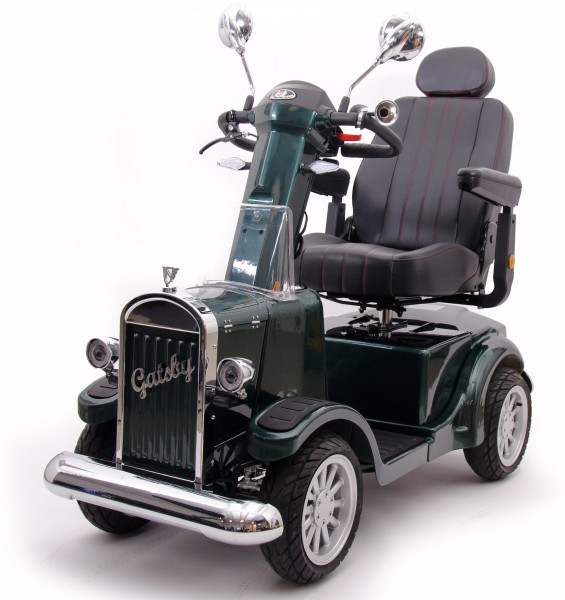 VINTAGE MOBILITY 4-Rad-Scooter GATSBY Grün 15 km/h 75 Ah