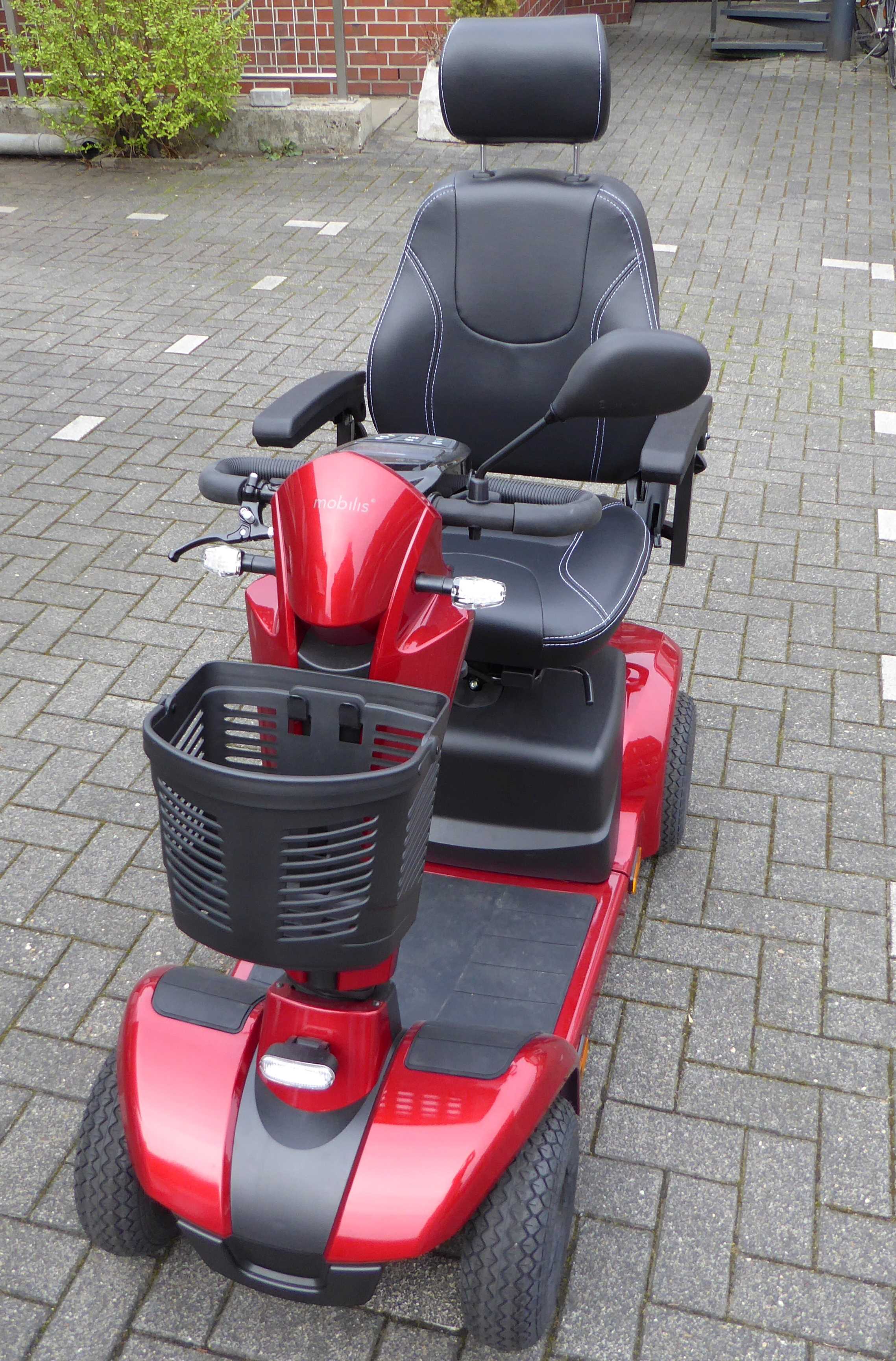 MOBILIS 4-Rad-E-Scooter 75 Ah 15 km/h M74 Rot | Lebensfreude by Homann