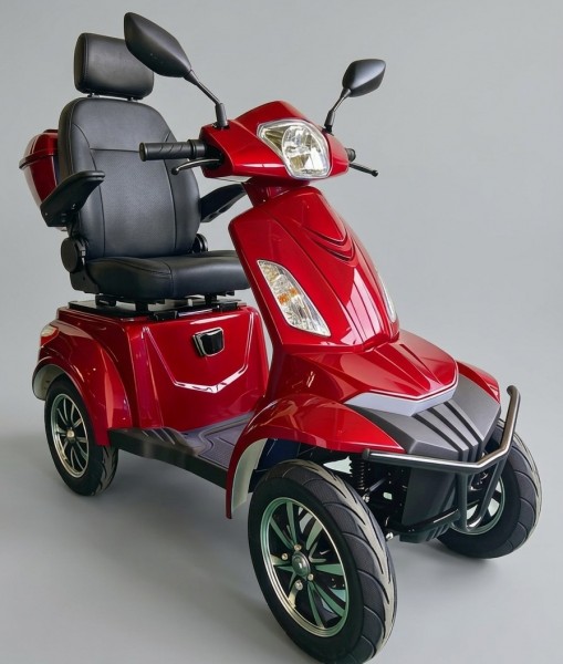 aktiv Deutschland 4-Rad Roller 25 km/h TRINIDAD Rot