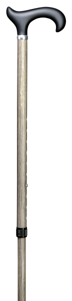 GASTROCK "MOOREICHE" ERGONOMIC Gehstock mit Echtholzfurnier