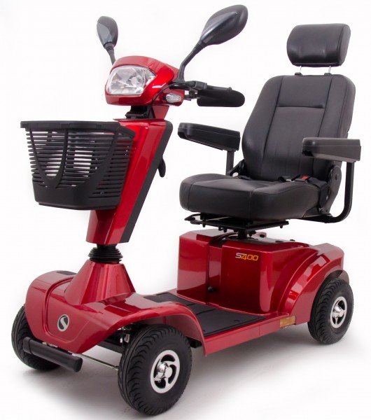 STERLING Elektro-Vierradroller CAVA 6 km/h Rot