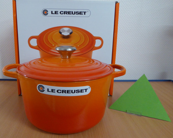 Le Creuset Bräter, Signature 24 cm rund hoch Ofenrot Induktion