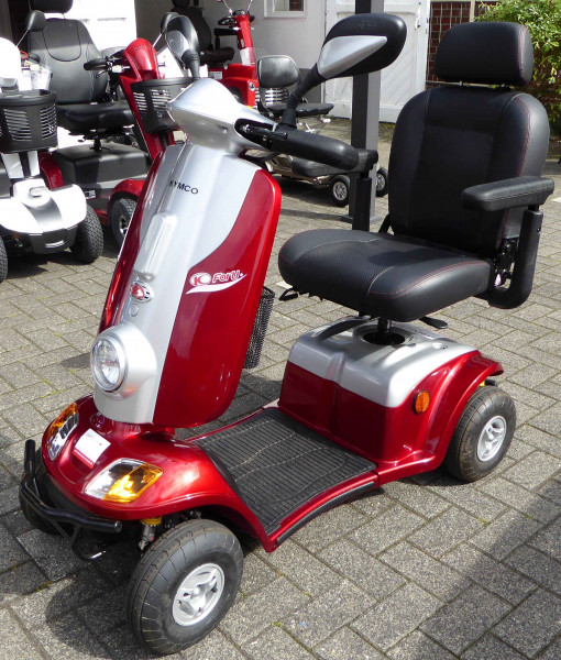 KYMCO Elektro 4-Rad-Scooter POEL ForU Rot 12 km/h