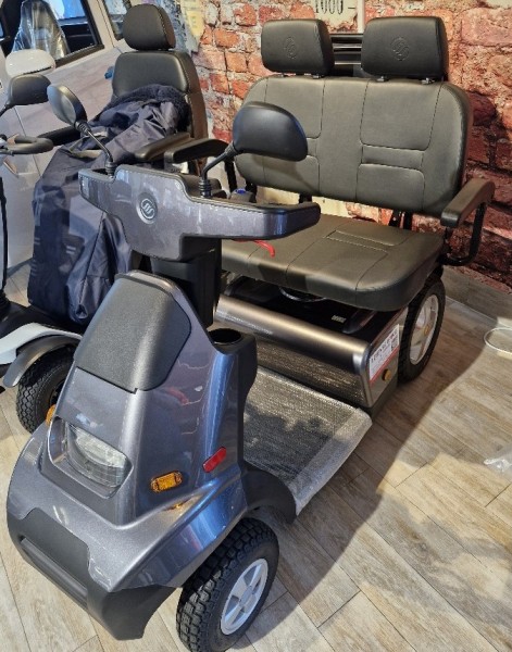 AFIKIM Doppelsitzer Elektro-Scooter S4 grau 15 km/h