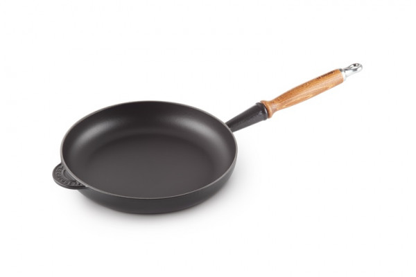 Le Creuset Gusseisen Bratpfanne 26 cm Schwarz Induktion